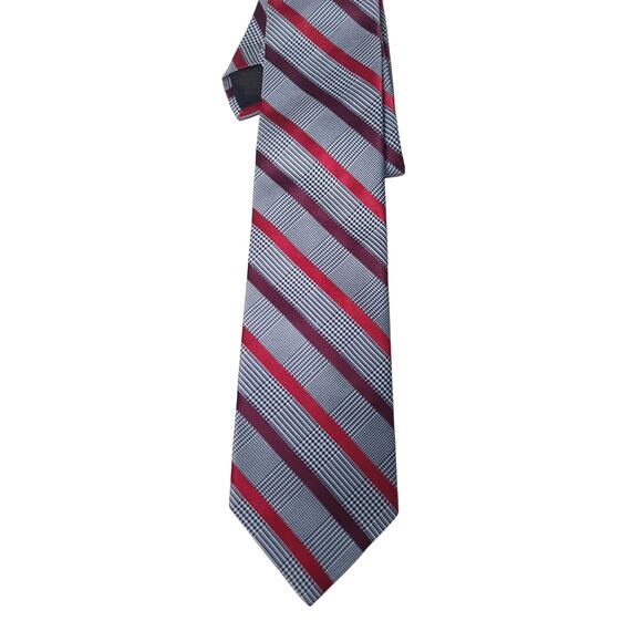 Vintage Silk Ties Lot of 4 Brooks Brothers Michael Kors Polo Red Brown Shades - Picture 4 of 9